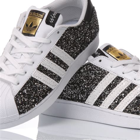 adidas schuhe frauen superstar mit glitzer|adidas superstar sneakers.